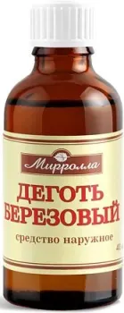 Mirrolla Косметическое масло Деготь березовый 40 мл