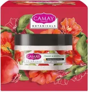 Camay Скраб для тела Botanicals Цветы граната 290 мл (подарочный)