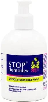 Stop Demodex Мыло жидкое При демодекозах и акне для лица и тела 270 мл