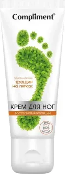 Compliment Крем для ног Восстанавливающий профилактика трещин на пятках 100 мл