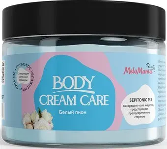 MeloMama Крем для тела Body Cream Care Питательный Белый пион 300 г