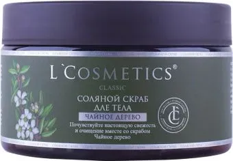 L'Cosmetics Скраб для тела Соляной Чайное дерево 310 г