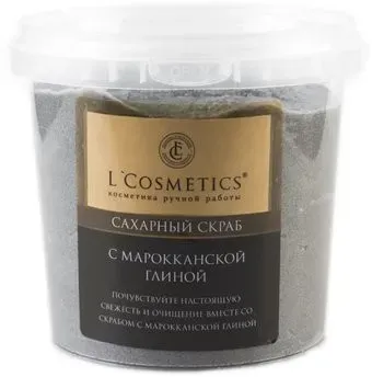 L'Cosmetics Скраб для тела Сахарный С марокканской глиной 1000 г