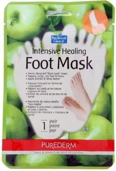 Purederm Маска для ног Intensive Healing Foot Mask Apple
