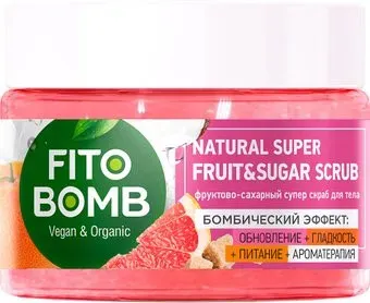 Fito Bomb Скраб для тела Фруктово-сахарный 250 мл