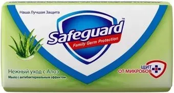 Safeguard Мыло твердое Нежный уход с алоэ 90 г