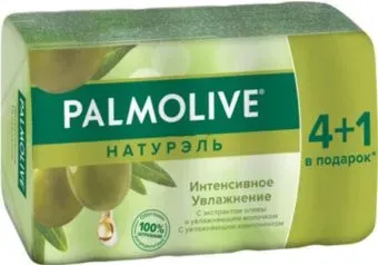Palmolive Набор мыла Натурэль Интенсивное увлажнение. Олива и Увлажняющее молочко 5x70 г