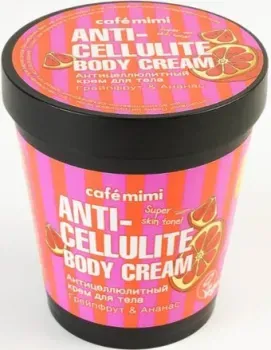 Cafe Mimi Крем для тела de Beaute Cafe Mimi Антицеллюлитный Грейпфрут&Ананас 220 мл