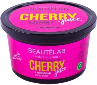 L'Cosmetics Скраб для тела Beautelab Сахарный С натуральным соком вишни 280 г