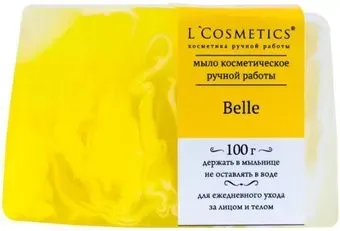 L'Cosmetics Мыло твердое Ручной работы Belle по мотивам Lancome La Vie Est Belle 100 г