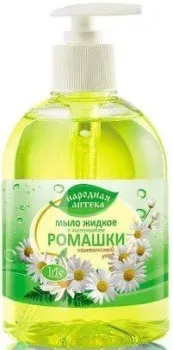 Iris Cosmetic Мыло жидкое Народная аптека с экстрактом ромашки 500 мл