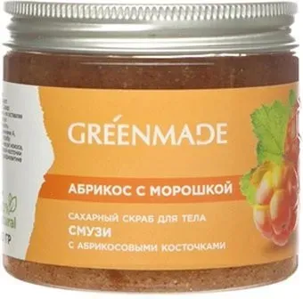 GreenMade Скраб для тела Сахарный Абрикос с морошкой 250 г