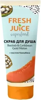 Fresh Juice Скраб для тела Superfood Baobab & Caribbean Gold Melon 200 мл
