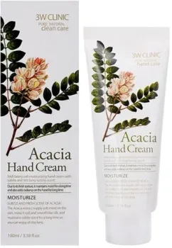 3W Clinic Крем для рук Acacia Hand Cream увлажняющий 100 мл