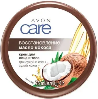Avon Крем для тела Care для лица и тела Кокос 75 мл