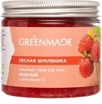 GreenMade Скраб для тела Сахарный Нежный с витамином С 250 г