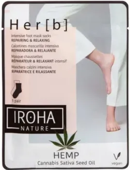 iroha Маска для ног Herb Intensive Foot Mask Socks Repairing & Relaxing 8 г