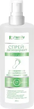 Family Cosmetics Спрей-дезодорант для кожи стоп с чайным деревом 200 мл