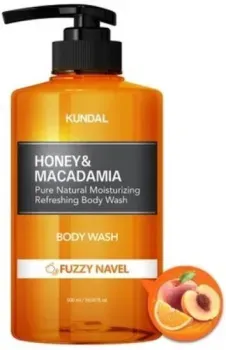 Kundal Гель для душа Honey & Macadamia Body Wash Fuzzy Navel 500 мл