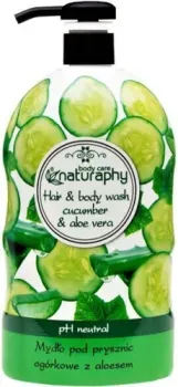 Naturaphy Гель для душа Огурец с экстрактом Алое Вера с дозатором 1 л
