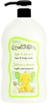 Naturaphy Гель для душа Яблоко и Алоэ Вера с дозатором 1 л
