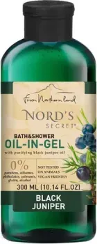 Nord's Secret Гель для душа Тонизирующий с эфирным маслом "Черный можжевельник" 300 мл