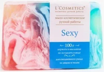 L'Cosmetics Мыло твердое Ручной работы Sexy по мотивам Carolina Herrera 212 Sexy W 100 г