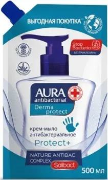 Aura Мыло жидкое Antibacterial Derma Protect Антибактериальное 500 мл
