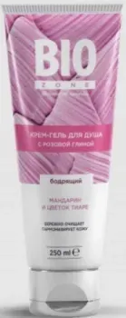 BioZone Гель для душа С розовой глиной мандарином и цветком тиаре 250 мл