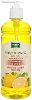 Domix Green Professional Мыло жидкое Лимонно-мятный коктейль с мятным маслом 700 мл