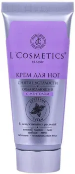 L'Cosmetics Крем для ног Охлаждающий с ментолом (75 мл)