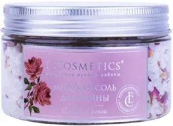 L'Cosmetics Соль для ванны Морская соль мертвого моря с сухоцветами Чайная роза (300 г)