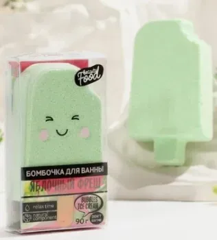 Beauty Fox Бурлящая мороженка Яблочный фреш 90 г