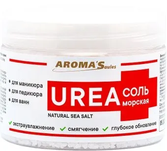 Aroma Saules Соль для ванны Urea для маникюра педикюра 400 г