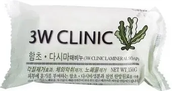 3W Clinic Мыло Lamineral Soap с экстрактом бурых водорослей 150 г