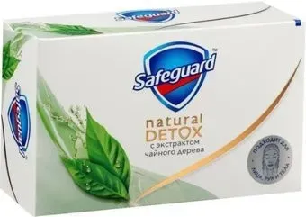 Safeguard Мыло Natural Detox с экстрактом чайного дерева 110 г