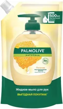 Palmolive Мыло жидкое Натурэль питание мед и увлажняющее молочко 500 мл