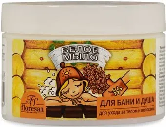 Floresan Мыло натуральное таежное белое 450 г