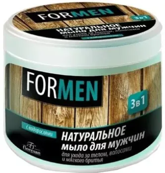 Floresan Мыло натуральное для мужчин 3 в 1 450 г