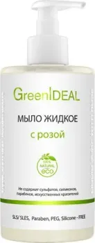 GreenIdeal Мыло жидкое с розой 450 мл