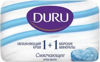 Duru Крем-мыло 1+1 Увлажняющий крем & Морские минералы 80 г