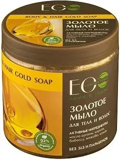 Ecological Organic Laboratorie Мыло жидкое Золотое для тела и волос 450 мл