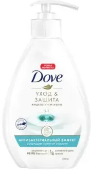 Dove Жидкое крем-мыло Антибактериальный эффект без парабенов 250 мл