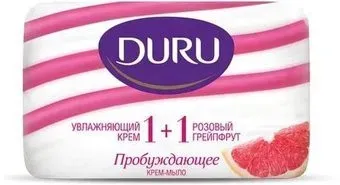 Duru Крем-мыло 1+1 Увлажняющий крем & Розовый грейпфрут 80 г
