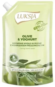 Luksja Крем-мыло жидкое Creamy С оливкой и йогуртом 400 мл (см. блок)