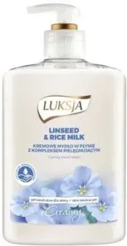Luksja Крем-мыло жидкое Creamy С льняным и рисовым молочком 500 мл