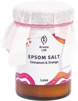 Aroma Lab Соль Эпсома c корицей и апельсином Epsom Salt LOVE 100 г