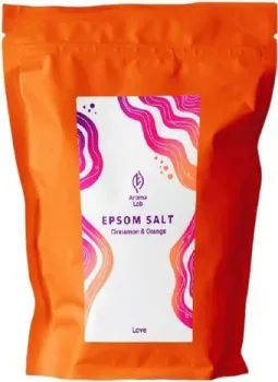Aroma Lab Соль Эпсома c корицей и апельсином Epsom Salt LOVE 450 г