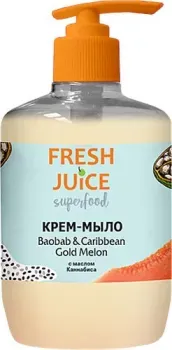 Fresh Juice Крем-мыло Superfood Baobab & Caribbean Gold Melon 460 мл