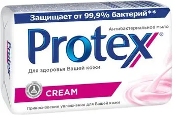 Protex Мыло твердое Cream антибактериальное 90 г